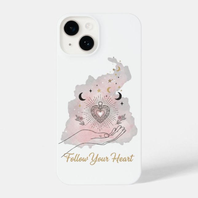 Follow Your Heart iPhone Case - Celestial Sacred (Verso)