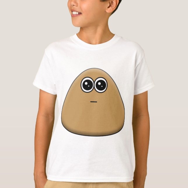 Fome Pou - Camiseta para Crianças (Frente)