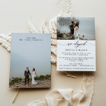 Fomos Convidar Anúncio Elografado<br><div class="desc">Celebrar o novo Sr. & Sra. com este belo e elegante anúncio e convite do elopeio!</div>