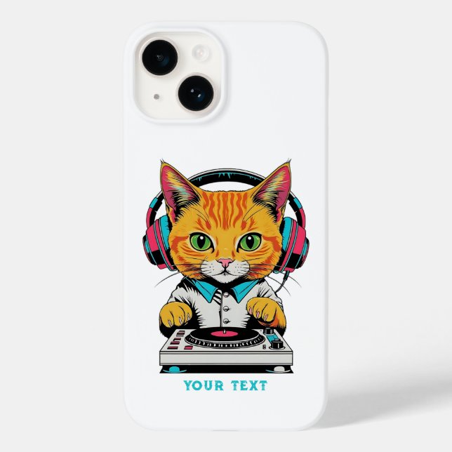 Fones de ouvido Retro Pop de Design de Arte de Gin (Verso)