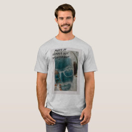 Fones de ouvido simples, diferentes copos T-shirt