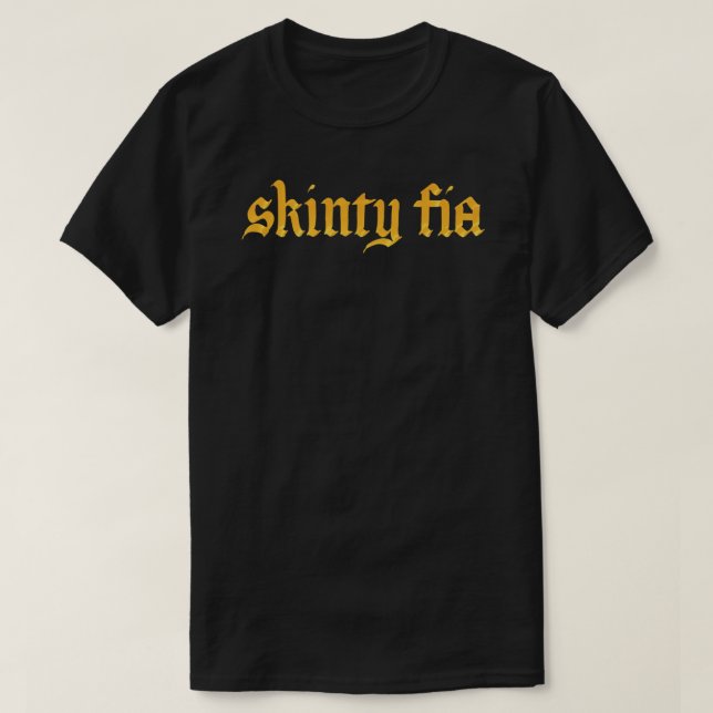 Fontaines D.C. Skinia Fia Classic T-Shirt (Frente do Design)