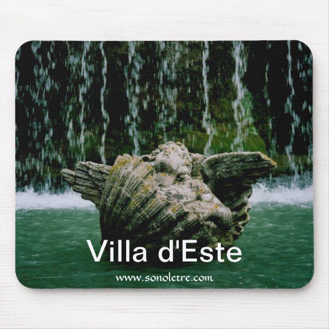 Fonte de Villa d'Este Cherub Mousepad (Frente)