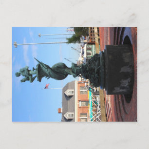 Fonte histórica de água - Cartão postal de Mass