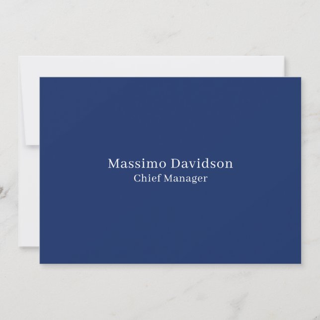 Fonte Serifada Simples Minimalista Moderna Azul Es (Frente)