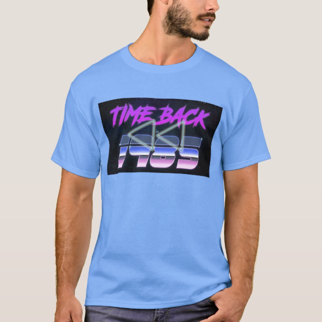 Fontes na camiseta dos anos 80  (Frente)