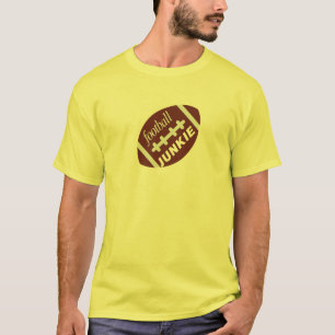 Football Junkie T-Shirt - Minimalista Typografia S