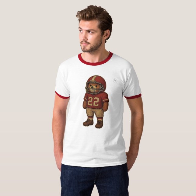 Football Teddy T-shirt (Frente Completa)