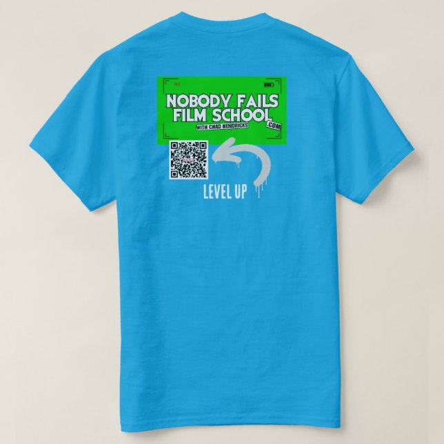 For People Who Finish T-Shirt | Filmmaker Mindset  (Verso do Design)