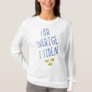 För Sverige mim camiseta de Tiden, divisa da
