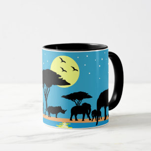 Fora da caneca combinado de África