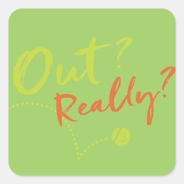 Fora da Linha 3? Sério? Adesivo (Frente)