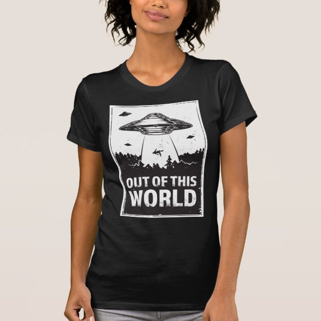 FORA DESTE MUNDO Canvas T-Shirt (Frente)