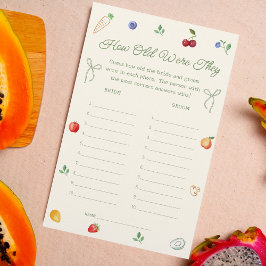 Fora do mercado, Chá de panela adivinha jogo da id