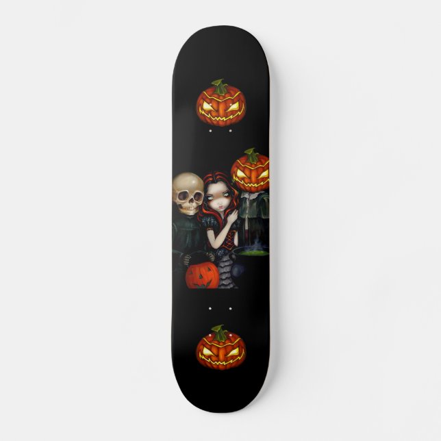 Fora do Trick-or-Tratating - skate Halloween (Frente)