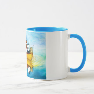 Fora dos nós vamos! Uma caneca alegre
