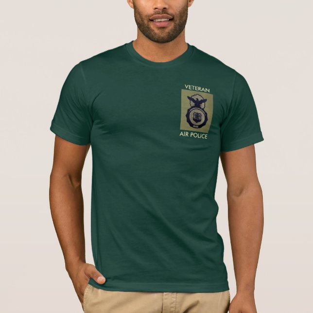 Força aérea da camisa da camuflagem do veterano de (Frente)