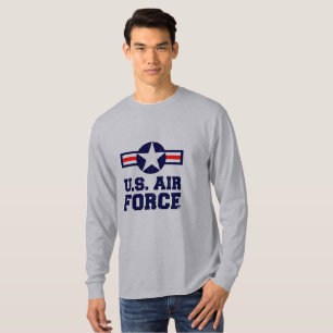 Força Aérea Militar de Camisa Masculina