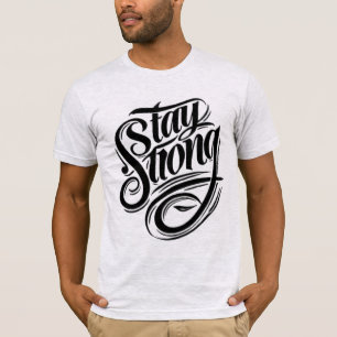 Força Começa Dentro Da Escada Forte De T-Shirt