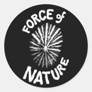 Força de etiquetas do logotipo da natureza