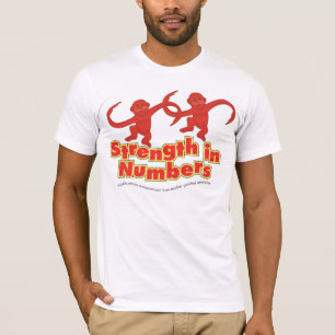 Força no t-shirt dos números