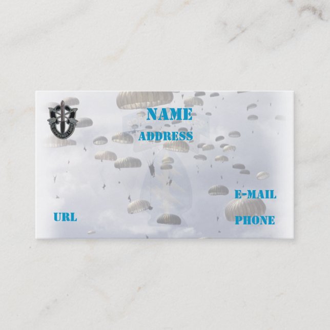 forças especiais agrupam boinas verdes cartão de v (Frente)