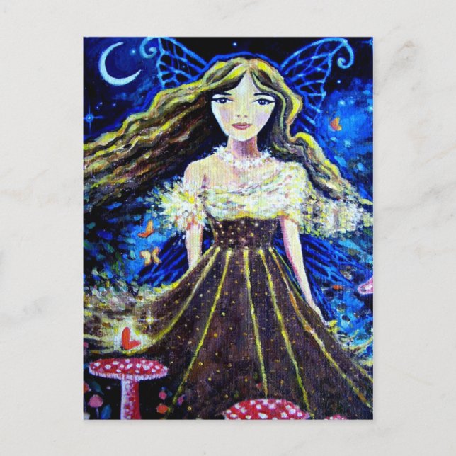 Forest Faery Princess - Cartão postal (Frente)