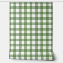 Forest Green Gingham Check Green Buffalo Plaid