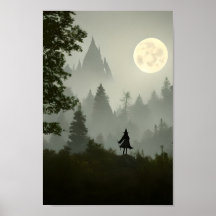Forest Witch Art - Poster do Halloween