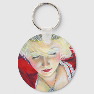 Forever Mine Princess Heart Locket Chaveiro