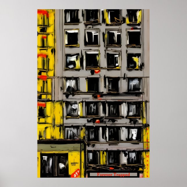 Forever Traps - Um assustador Impressão de Arte Fa (Frente)