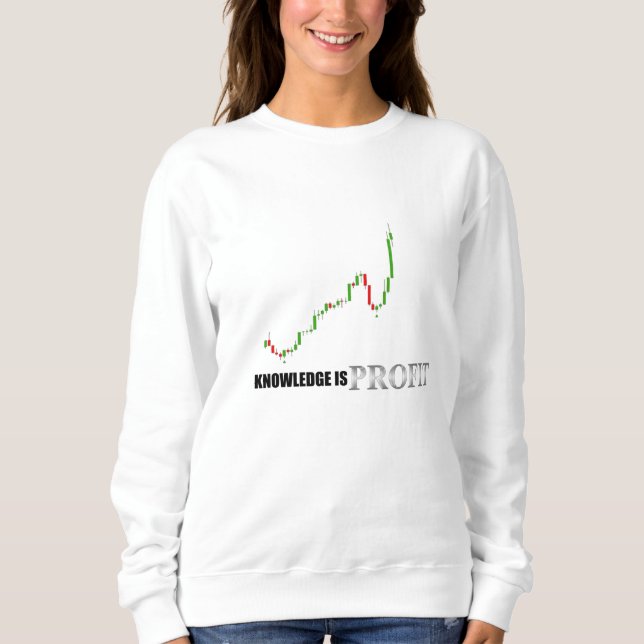 Forex Knowledge É uma T-Shirt lucrativa (Frente)