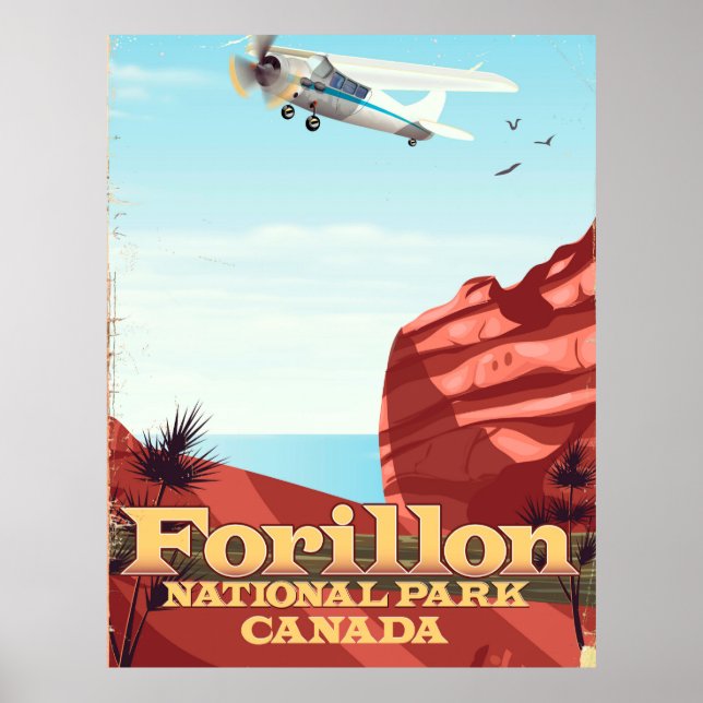 Forillon National Park, poster de viagens do Canad (Frente)