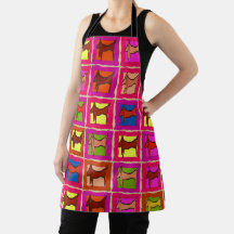 Forma abstrato, adicionar texto, Apron
