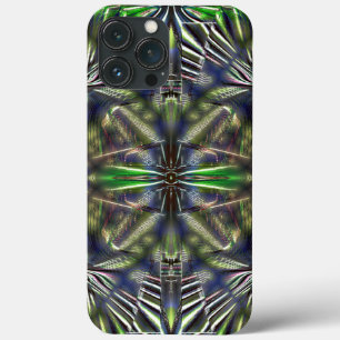 forma abstrato em linhas pontilhadas em verde enve