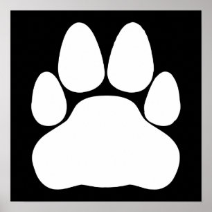 Forma de Impressão de Pata Branca