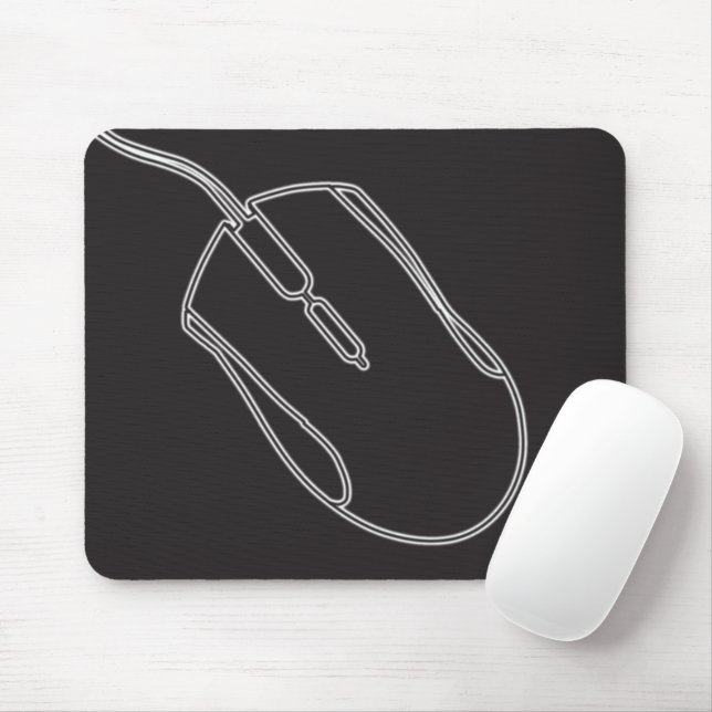 Forma do mouse digital no mouse pad (Com mouse)
