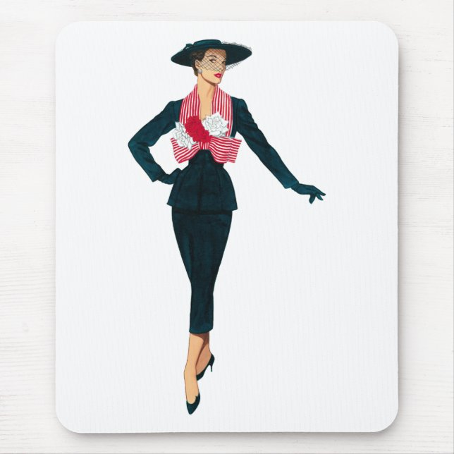 Forma retro Mousepad (Frente)
