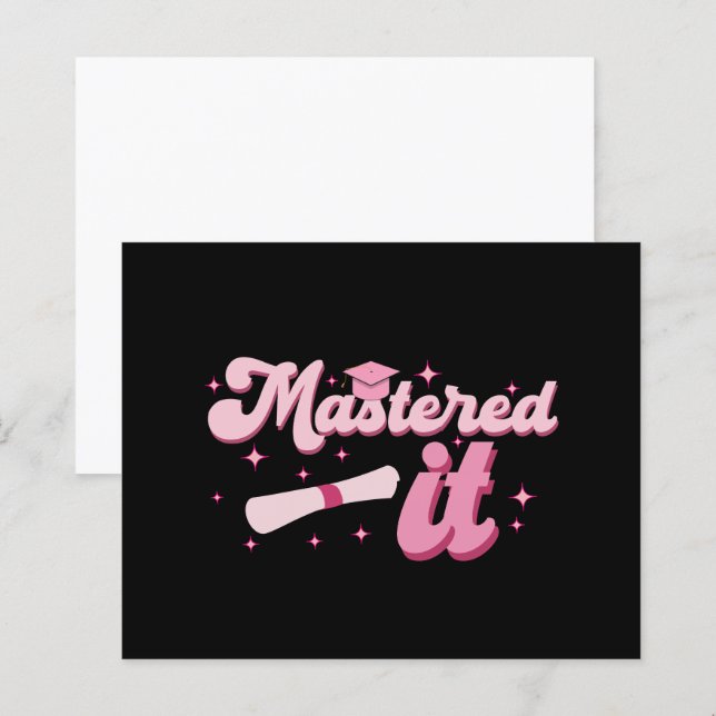 Formado Mestrado Graduado MBA Graduação (Frente/Verso)