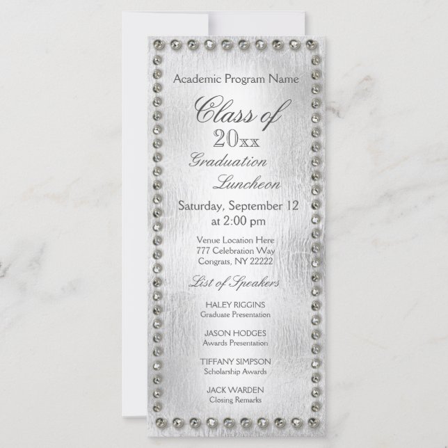 Formal de Graduação Luncheon (Frente)