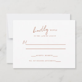 Formal Rustic Floral Crest RSVP Monograma Casament