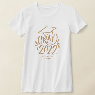 Formando 2022 com a menção Nome Dourado T-Shirt