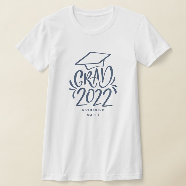 Formando 2022 com letra de mão com Boné T-Shirt co (Postura )