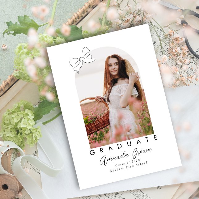 Formando Anúncio 2025 Arco Coquette Elegant (Criador carregado)