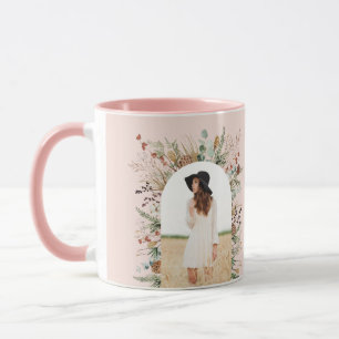 Formando arca 1, foto rosa-rosa, caneca moderna