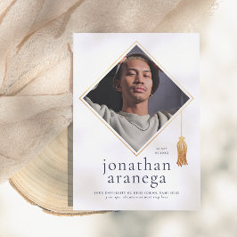 Formando Boné | Anúncio Dourado de fotos em azul e