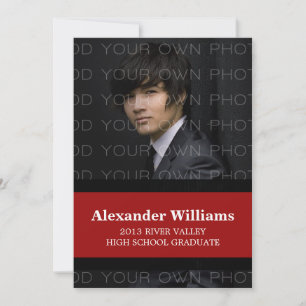 Formando Convite para faixas de cores de escola pr