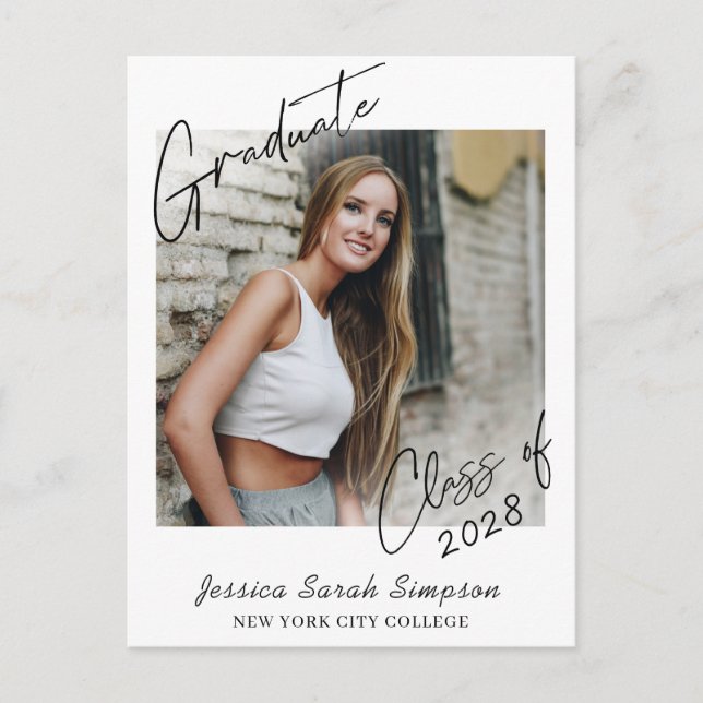 Formando de Convite para Festa de formatura PHOTO  (Frente)