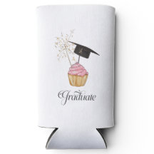 Formando de Cupcake de Graduação Rosa