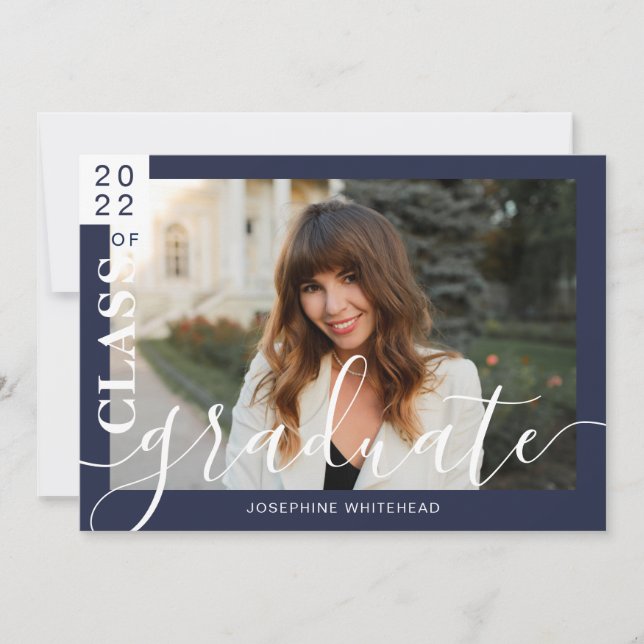 Formando de Foto Moderno Anúncio do Marinho 2022 A (Frente)